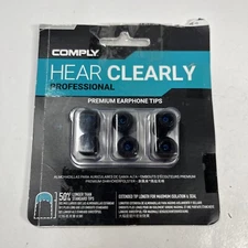 Comply Noise Isolating Earphone Tips for NuForce ISOtunes PRO Q-Jays Large Black