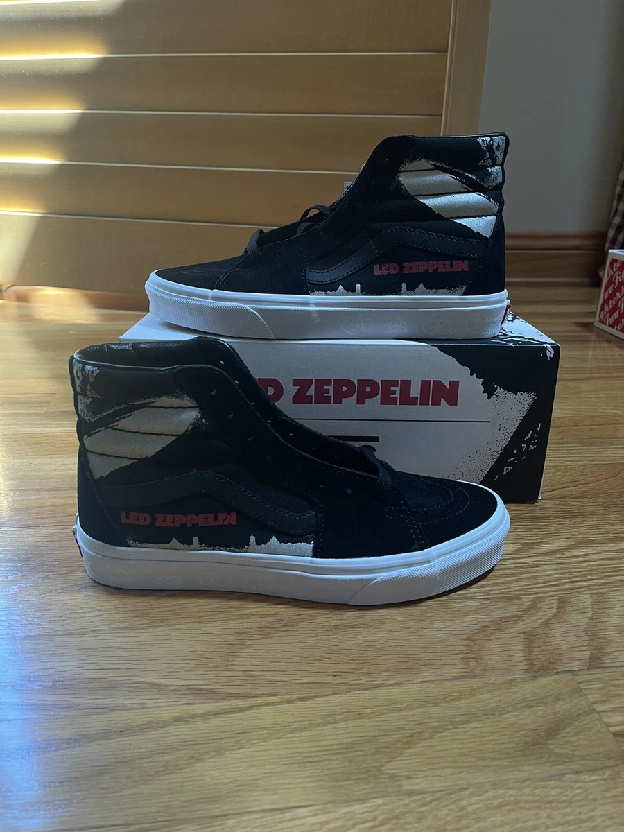 Size 7.5 VANS Sk8 Hi x Led Zeppelin 50th Anniversary 2019 eBay