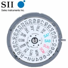 GENUINE SEIKO SII HIGH ACCURACY NH36 NH36A Automatic Watch Movement Day/Date @ 3