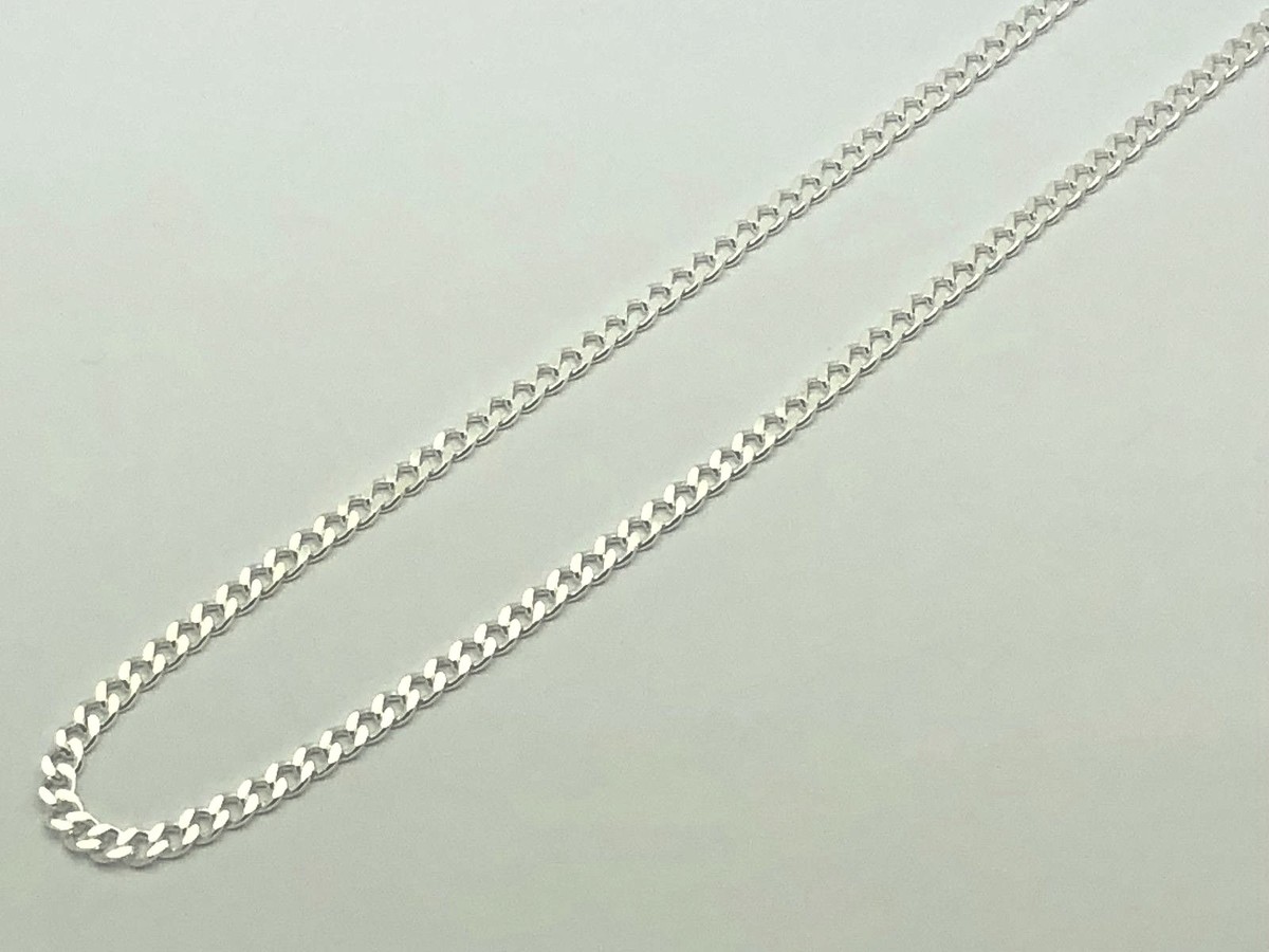Collana Cordino Placcato Argento 4mm - Lunghezza 24-30 Pollici - Unisex Uomo Donna