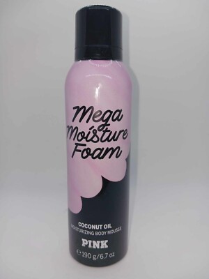 Victoria's Secret PINK Mega Moisture Foam Coconut Oil Moisturizing Body Mousse