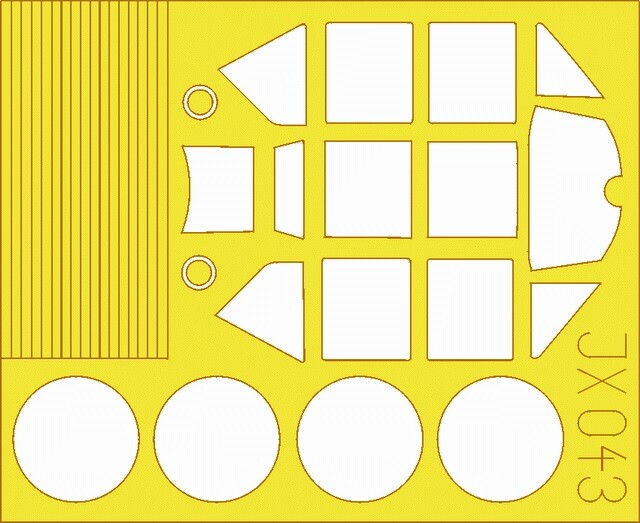 Eduard Accessories Jx043 - 1:32 Bf 109G - Masking Film - New