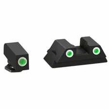 AmeriGlo Classic 3-Dot Night Sight Set Glock 42 43 43X 48 White/Green - GL-430