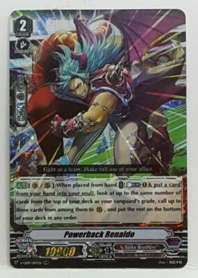 Bushiroad Cardfight!! Vanguard Powerback Renaldo V-EB09/007EN RRR Spike Brothers