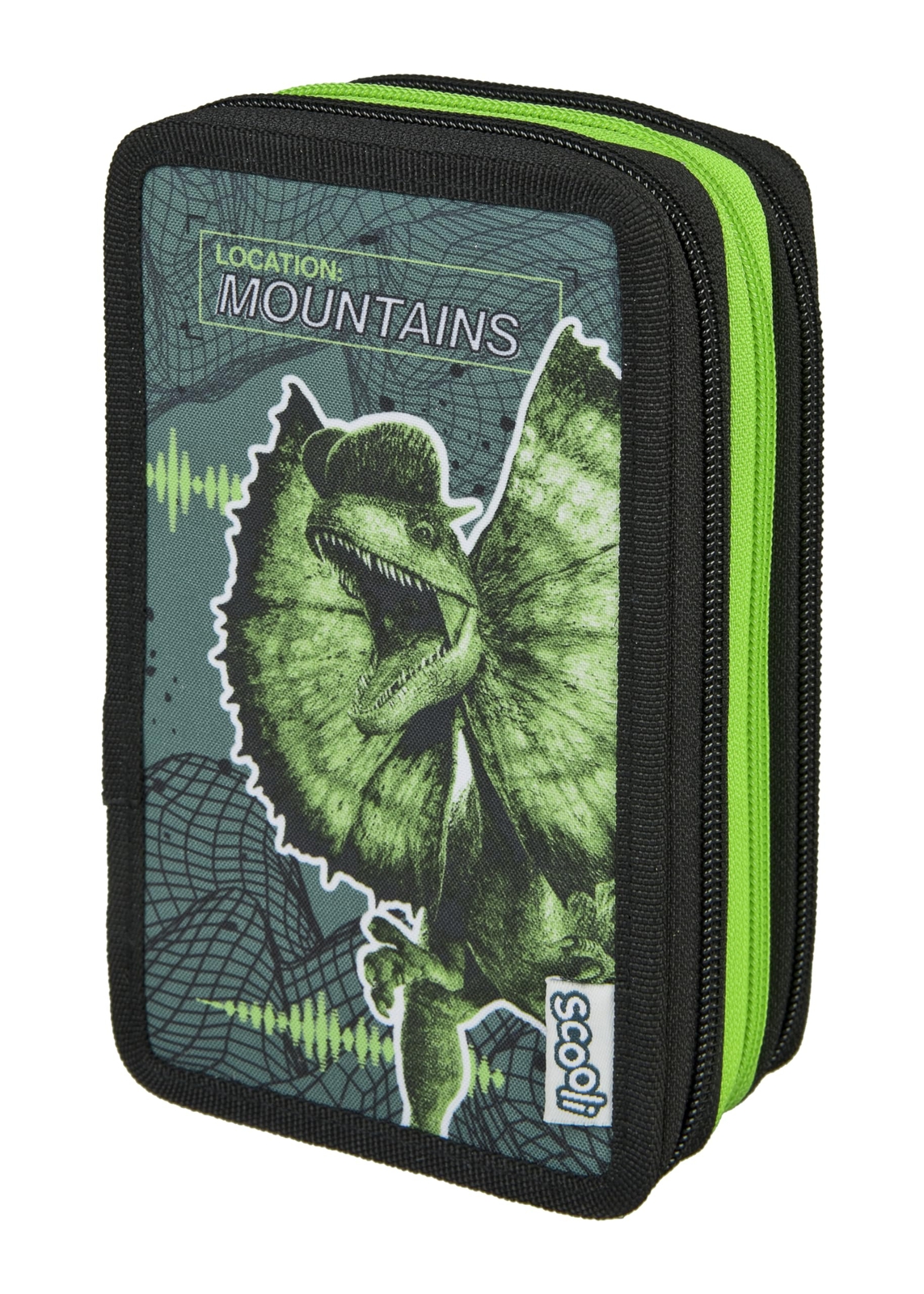 Scooli - Tripledecker Schüleretui Jurassic World - Großes Schüleretui mit hochwe