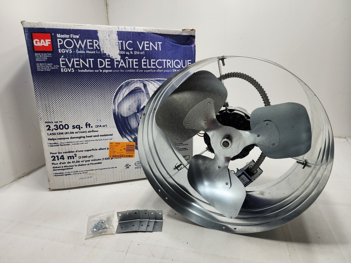 1500 Cfm Master Attic Fan 53320 Power Attic Ventilator, 2300 Sq-ft