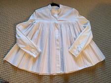 ALEXIS Mabille Impasse 33 Pleated Blouse DESIGNER! NWT SIZE: SMALL Retail: $498