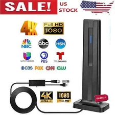 6000 Miles 1080P 4K Upgraded TV Antenna Digital HD Antena Indoor HDTV Long Range
