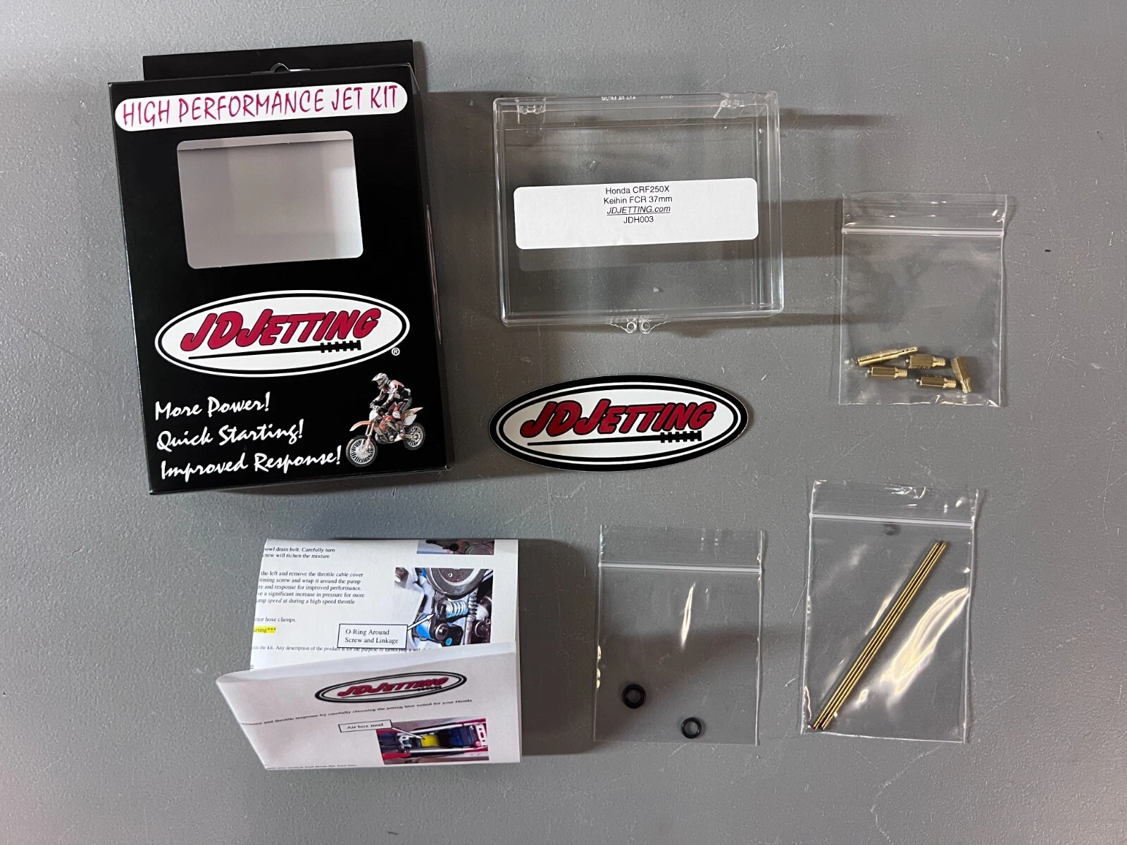 CRF250X Jet Kit JD JETTING Honda CRF 250 X 2004-2017 JDH003 Mains