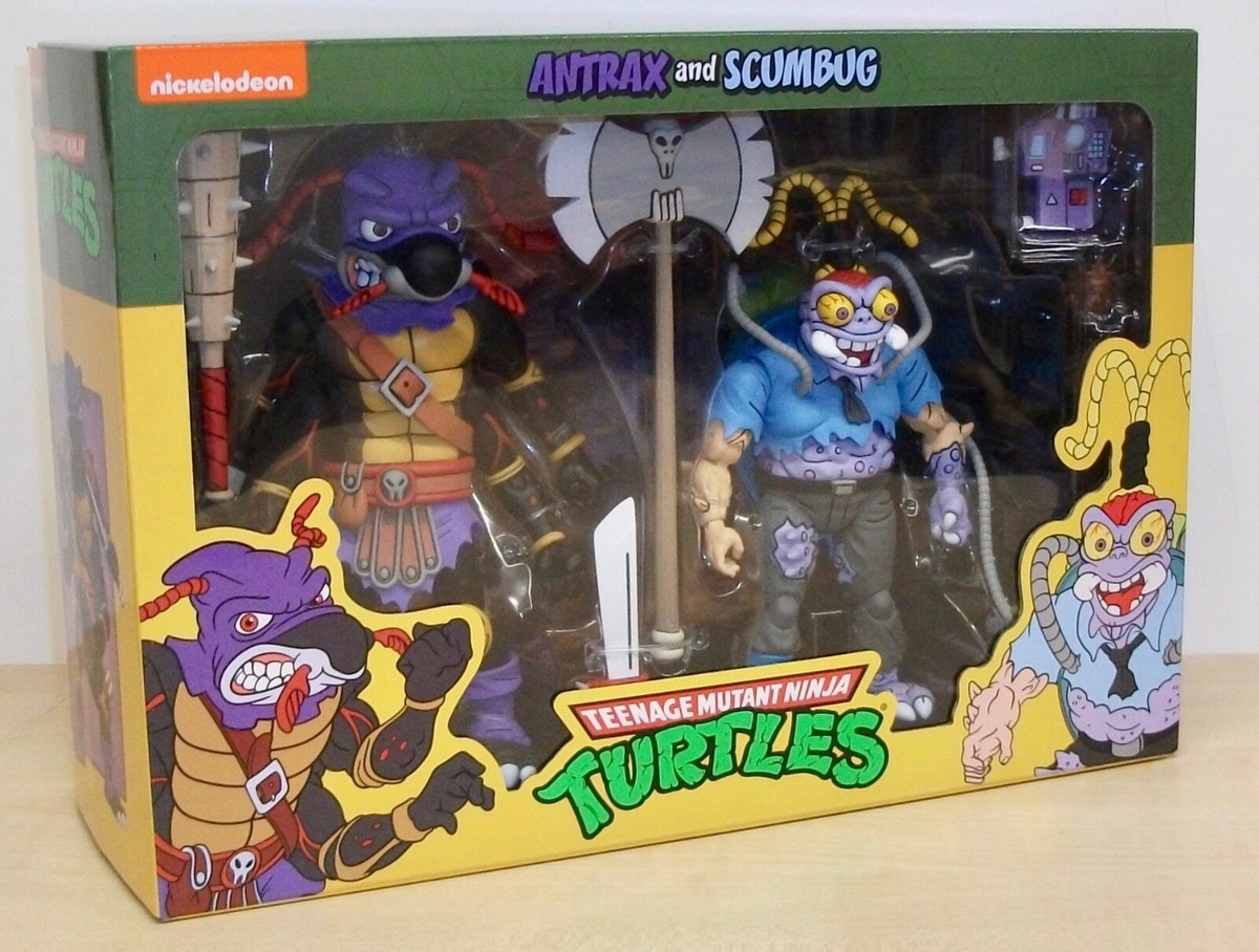 NECA: Teenage Mutant Ninja Turtles - Antrax & Scumbag action