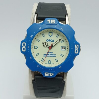 Orca Maruman WM581 Quartz Vintage Men's Diver Watch AHS361ALI4 | eBay