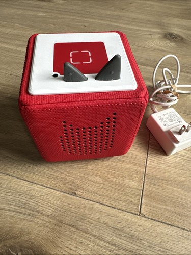 Tonies Toniebox Red Audio Player w/ Charger ~ Kids Storytelling Music Box - 第 9/9 張圖片