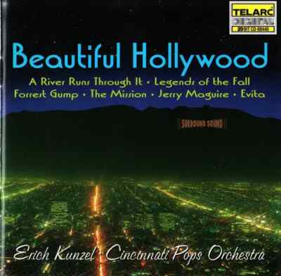 CD Erich Kunzel , Cincinnati Pops Orchestra Beautiful Hollywood Telarc