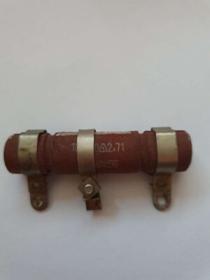 RFT Verstellbarer Hochlast  Draht  Widerstand 100 Ohm Einstellbar W DDR Technik