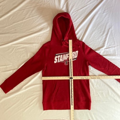 *NWT* STANFORD CARDINAL Fanatics Red/White NCAA Pullover Hoodie Sweatshirt (S) - Picture 3 of 6
