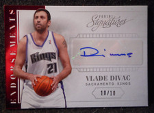 2013-14 Vlade Divac Signatures Endorsements AUTO.....10/10.....Sacramento Kings