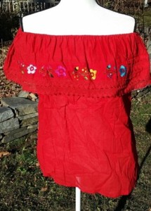 mexican ruffle shirt