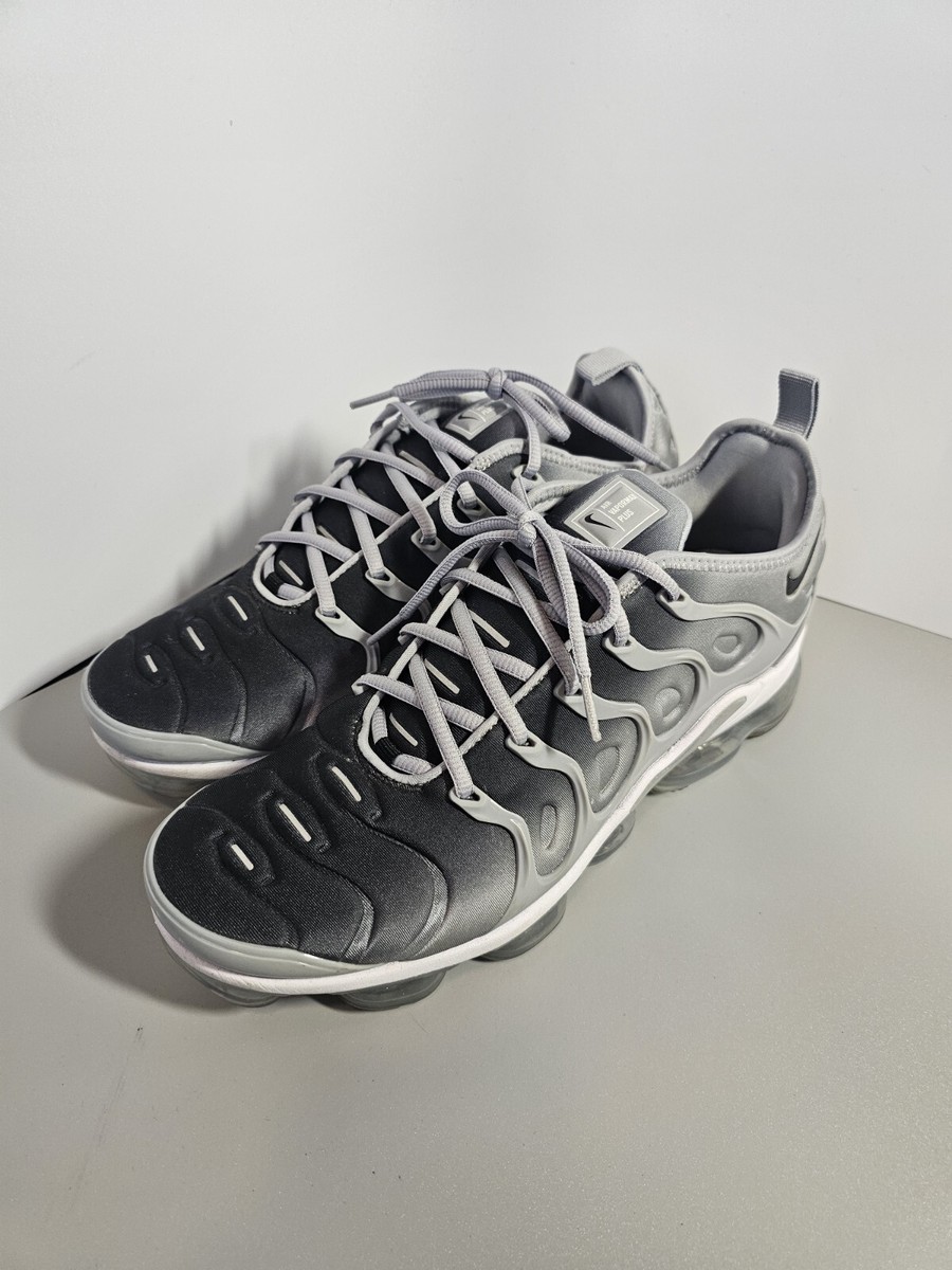 Nike Air Vapormax Plus Wolf Grey Black White Size 11/Used (050) | eBay