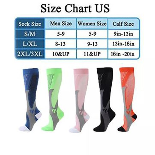 Running Compression Socks For Man Sports Shin Stockings Men Leg Calf Women - Picture 3 of 21