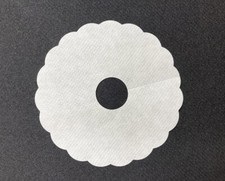 Pilsdeckchen aus Saugstoffpapier UNI in Weiss, Ø 90mm mit 20mm Innenloch , 1000 