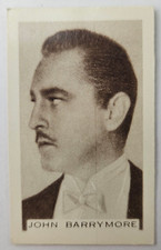 1936 Facchino's Cinema Stars Food Issue #100 John Barrymore (A)