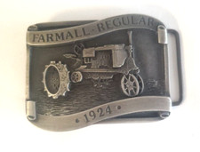Vintage 1924 Farmall Regular Fine Pewter Belt Buckle   Limited Edition