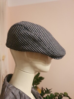 J.Hart & Bros Haar zweifarbig schwarz und grau Gr. M Herren