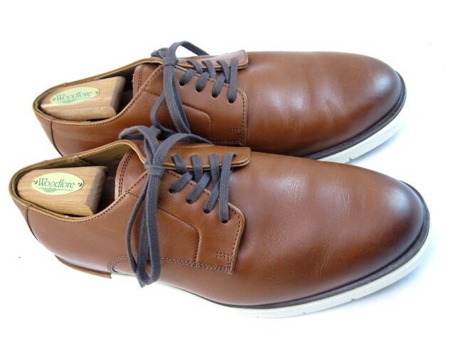 SAOLA Allen Edmonds "CARSON" Uomo Pelle IBRIDO STRINGATO Derby 8 EEE Peperoncino (460N)