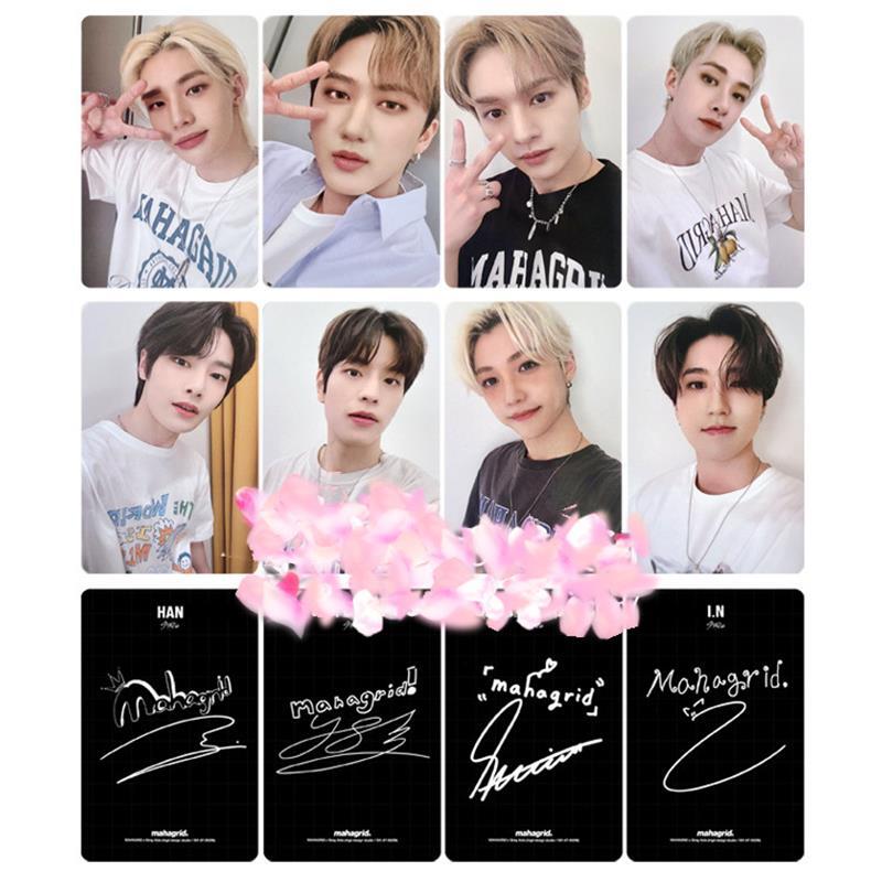 Kpop STRAY KIDS NACIFIC MAHAGRID Album Photo Cards Self Made