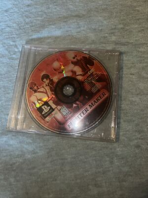 Fighter Maker (Sony PlayStation 1, 1999) Disc Only PS1 VTG Video Game