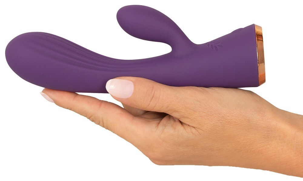SUPER SOFT Vibrator Rabbitvibrator mit 2 Motoren Wiederaufladbar für Frauen