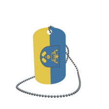 Dog Tag Flag K nigsheim Dog Tag Aluminium 30 x 50 mm
