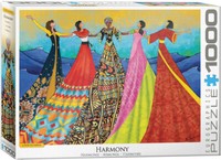 Harmonie Der Kulturen 1000 Teile Puzzle Format 68X48 Cm