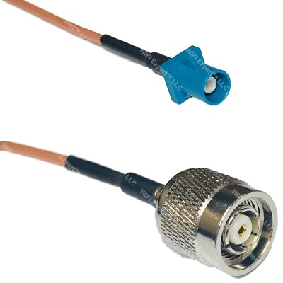 RG316 Fakra Z Male to RP-TNC MALE RF Cable Rapid-SHIP LOT