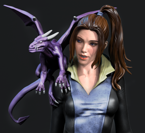 Kitty Pryde X Action Figure in resina stampata 3D kit di assemblaggio - Foto 4 di 17