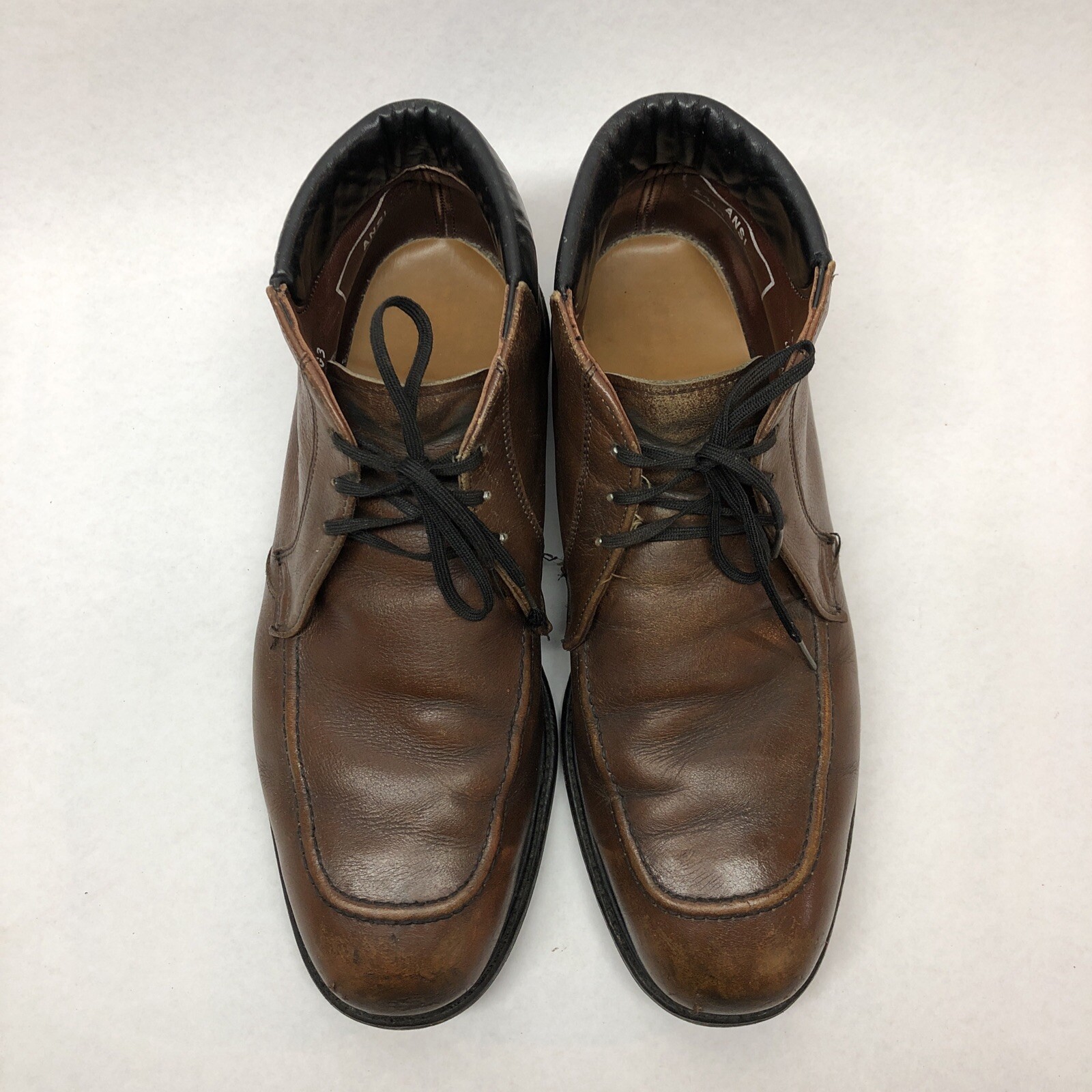 RED WING 22161 Brown Leather Safety/Work Boots, Size 10.5 E Mens US eBay
