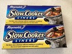 Reynolds Slow Cooker Liner Bags 13x21 - Round & Oval 3-6.5 Qt 2 Boxes Of 4