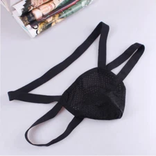 ZONBAILON Men's Underwear Breathable Mesh Sexy Elastic Hip Lift Double Thong