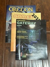 strategicon - complete set of 2024 convention programs - gaming fantasy - mint