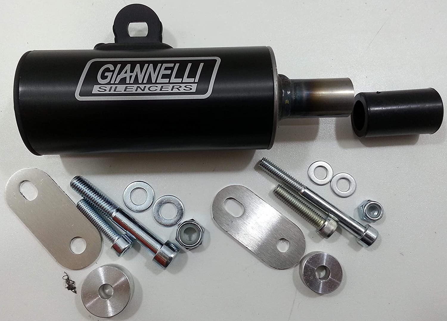 30507 Silenziatore nero Giannelli VESPA PX 125 150 LML 125 / 150 2t