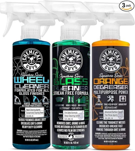 Chemical Guys - Signature Series Wheel Cleaner, Orange Degreaser & Glass Cleaner