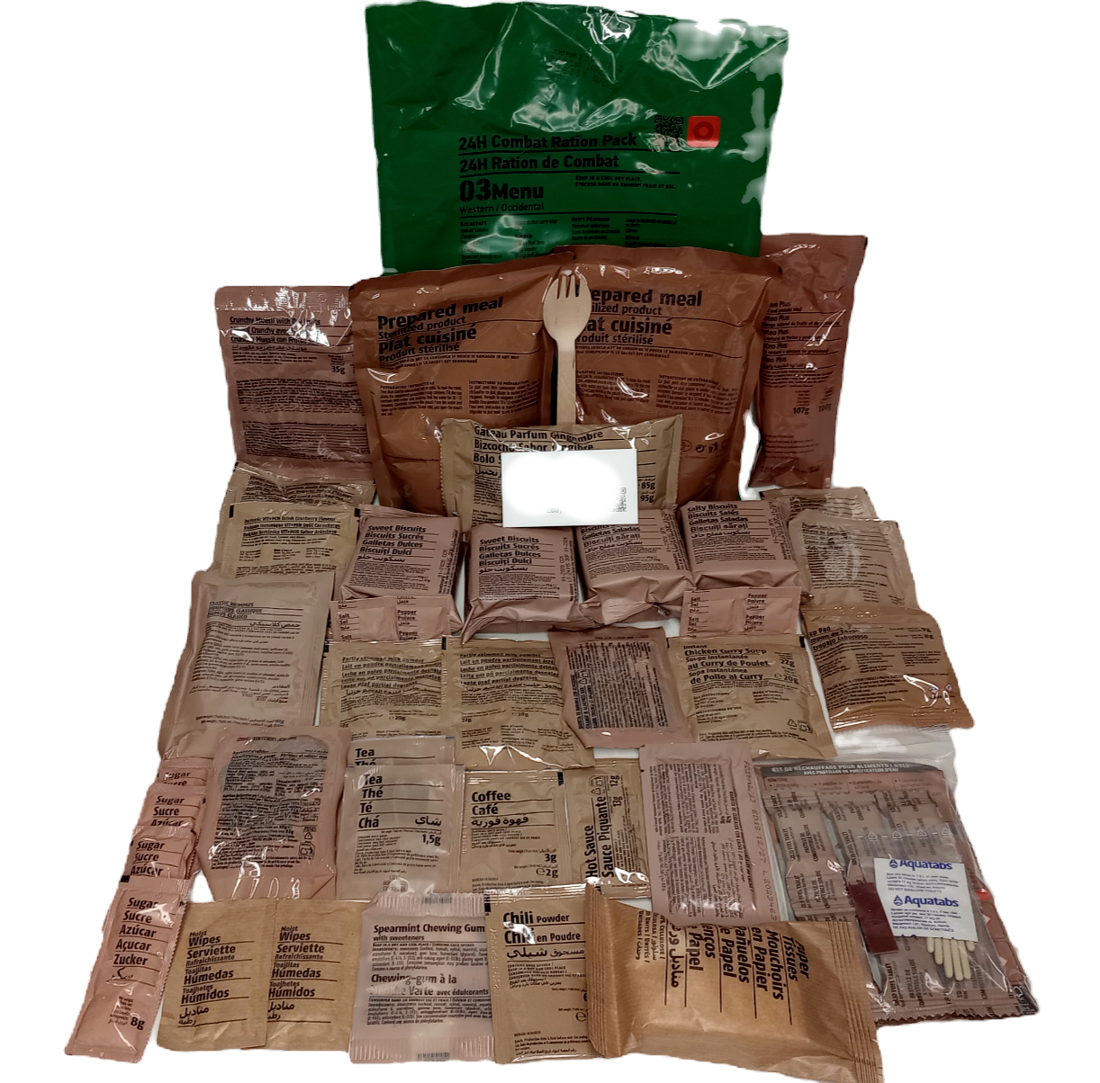 UN Peacekeeping 24 Hour Combat Ration Pack - Menu 2 MRE Collectable ...
