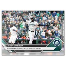 Randy Arozarena Walk-Off Grand Slam 2025 MLB Topps NOW Card 54