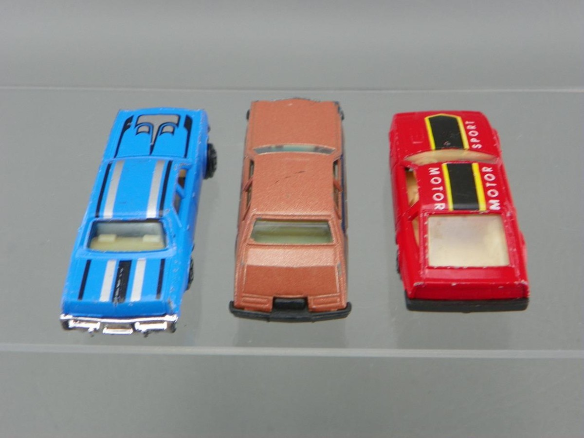 Vintage Yatming Diecast 1/64 Nissan 300ZX Cadillac Seville Dodge