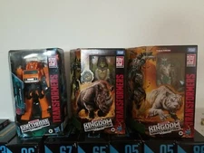 Transformers War For Cybertron: Kingdom Tigatron & Rhinox & Grapple(Earthrise)
