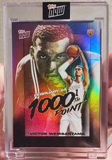 2023-24 Topps Now Victor Wembanyama 1000th Point ROOKIE VW-1 San Antonio Spurs