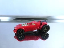 Hot Wheels Rocket Fire Race Car McDonalds Toy Red 2009 Mattel Diecast Plastic