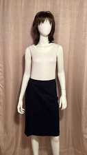 NWT Talbots Women s Size 6 Blue Lace Cotton Fully Lined Pencil Skirt