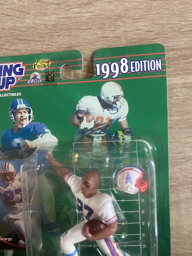 Eddie George Houston Oilers Starting Lineup SLU 1998 Nice Shape - Picture 5 of 6