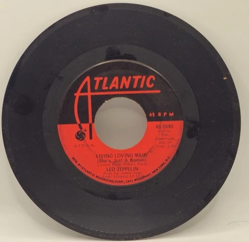 Led Zeppelin Living Loving Maid / Whole Lotta Love 45 RPM Vinyl 2-Single Set